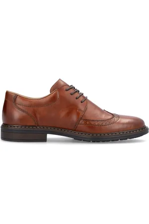 Rieker Mens Brogue Brown Chaussures
