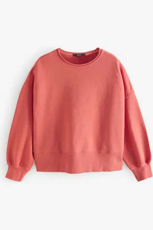 Next Sweat col rond 100% coton à ourlet brutTrès grand