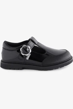 Toezone Clover Patent T-Bar School Shoes