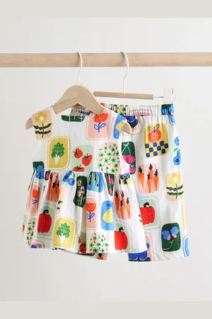 Next 100% Cotton Top and Trousers Set (0mths-2yrs)56cm