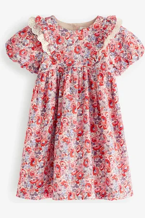 Next Cath Kidston Peignoir Fleuri à bordures en dentelle (3mths-8yrs)6 - Mois 9 (68 - 74cm)