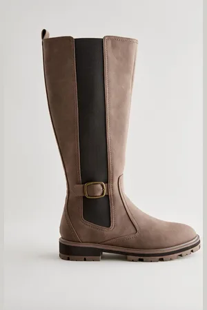 Next Forever Comfort Knee High Buckle Chelsea Bottes