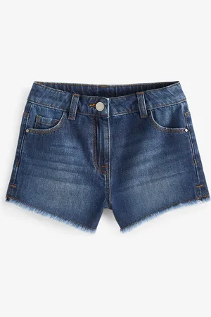 Next {Short en coton à100bord effiloché (Denim 3-16ans)10 ans (140cm)