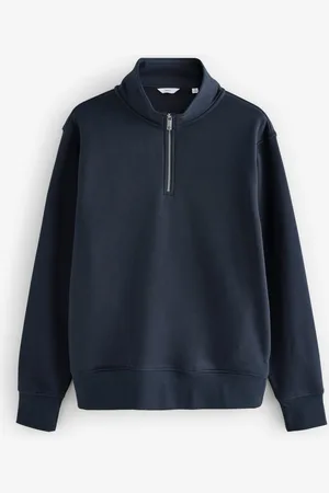 Next Jersey Cotton Rich Quarter Zip Sweat-shirt5XL