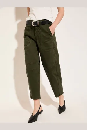 Baukjen Green Amelia Barrel Leg Cargo Trousers42