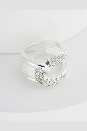 Next Bague Interlink Sparkle Made avec du zinc recycléS