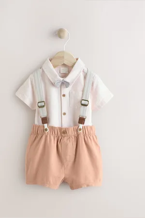 Next Ensemble Body, short et bretelles Baby 4 Pieces (0mths-2yrs)8086cm