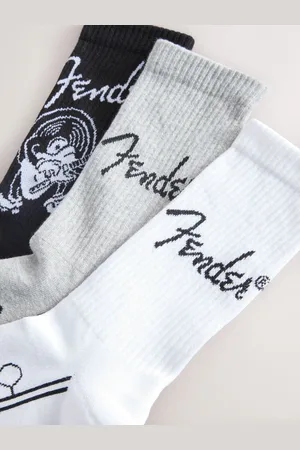 Next Fender License Pattern Sports Socks 3 Pack39-42.5