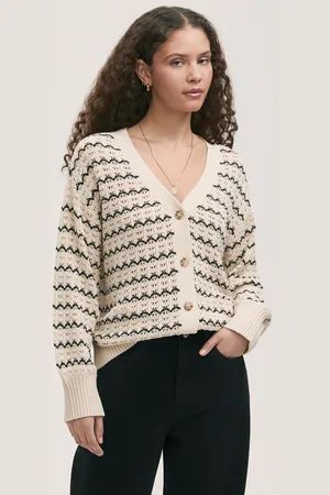 Finery London Cardigan Alena rayé à manches longues44