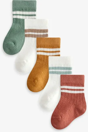 Next Chaussettes Bébé 5 Lot (0mths-2yrs)3 - Mois 6 (62 - 68cm)