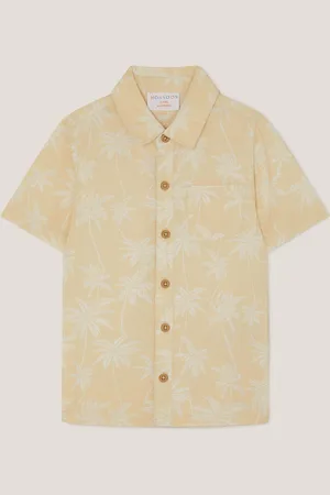 Monsoon Chemise à manches courtes imprimé palmier9298cm