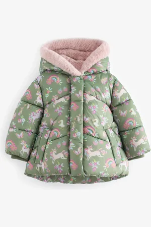 Next Résistant à la douche Faux Fur Lined À capuche Doudounes (3mths-7yrs)6 - Mois 9 (68 - 74cm)