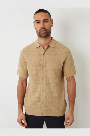 Threadbare Polos boutonnés en maille texturéeMédium