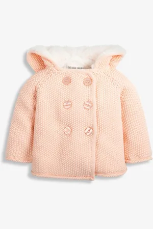The Little Tailor Manteau de landau Pixie de Bébé Rose3 - Mois 6 (62 - 68cm)