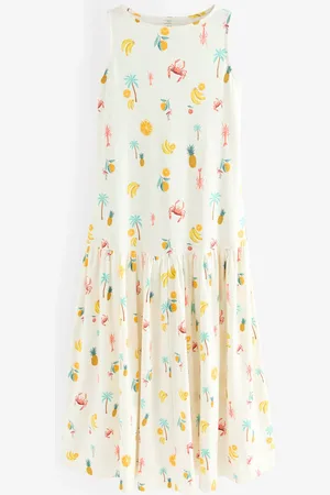 Next Sans manche Taille basse 100Peignoir mi-long rond % coton44tall