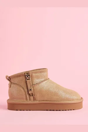 Lipsy London Flatform Mule Bottes à fermeture éclair sur le côté