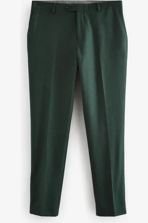 Next Pantalon de costume en flanelle Signature Zignone32W x 31L (UK 32 R)