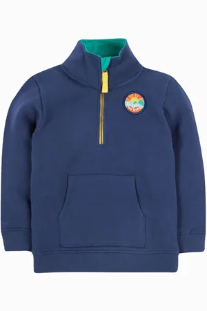 Frugi Sweat Handy à col zippé 100% coton bio104110cm