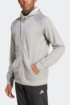 adidas Game and Go Training Logo 3-Stripes Full-Zip HoodieM