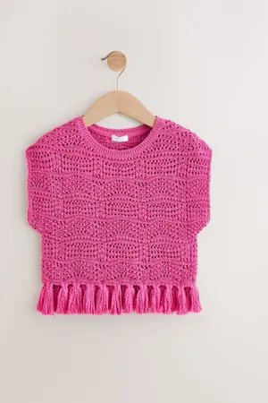 Next Knitted Tassle Top (3-16yrs)140146cm