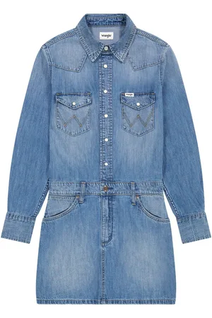 Wrangler Peignoir Denim à manches longuesxsmall