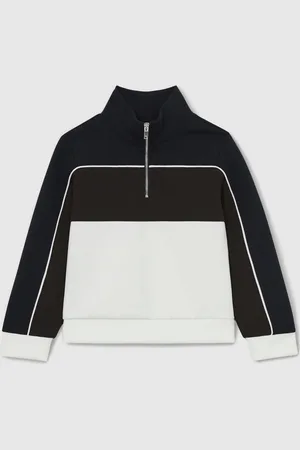Reiss Katoon Colour-Block Half-Zip Sweatshirt4 - 5 ans (104 - 110cm)