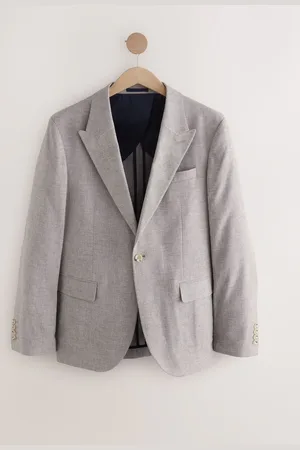Next Veste de costume en lin Blend texturé36r