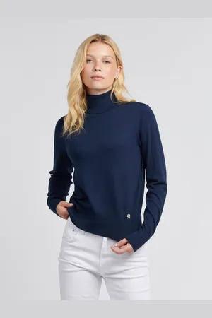 U.S. Polo Assn. U. S. Polo Assn Womens Col roulé Fine Knit PullL