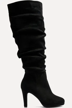 Linzi Bottes hautes à plateforme Gianna avec talons aiguilles