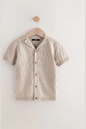 Next Knitted Revere Collar Polo Shirt (3-16yrs)11 ans (146cm)