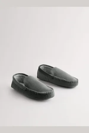 Next Chaussons mocassins texturés