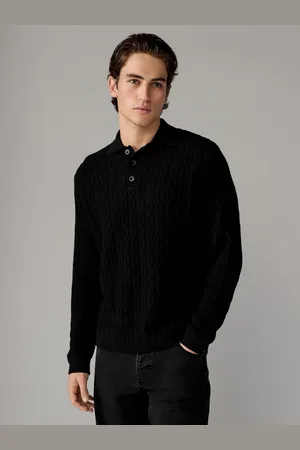 Only & Sons Polo Texuted Knitted PullXL