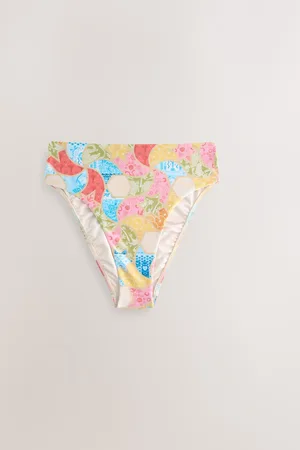 Never Fully Dressed Bright Tie Side Bikini Bottoms