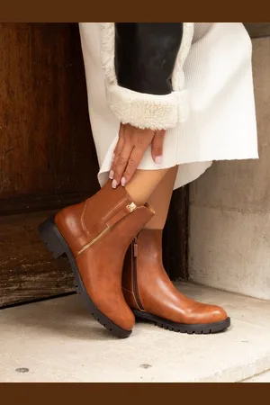 Linzi Peyton - Bottines à panneaux extensibles avec fermeture à glissière intérieure