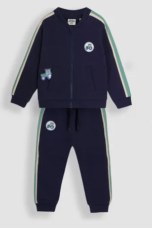 JoJo Maman Bébé 2 Piece Zip-Up 100% Cotton Tracksuit4 - 5 ans (104 - 110cm)