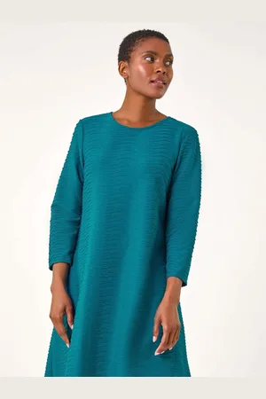 Roman Textured A-Line Stretch Dress46
