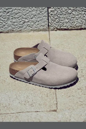 Birkenstock Boston Sabots en daim