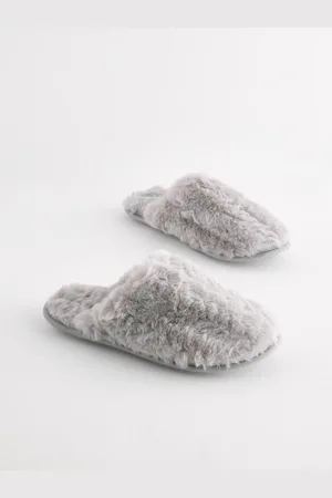 Next Faux Fur Mule SlippersXL