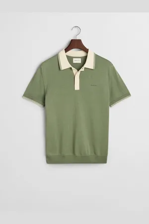 GANT 100% Cotton Short Sleeve Modal Blend Polo ShirtPetit