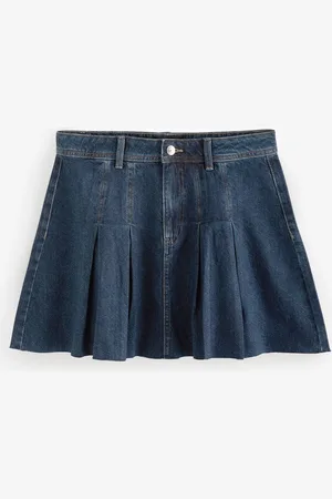 Next Minijupe en denim plissé 100% coton46