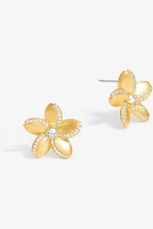 Jon Richard Satin Floral Earringsun