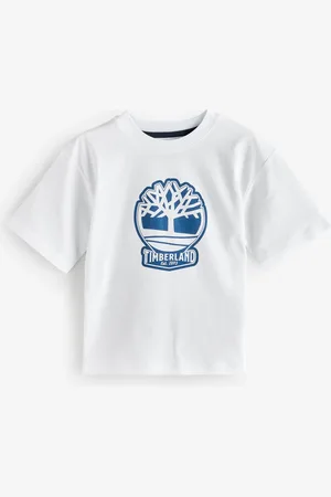 Timberland Short Sleeve Logo White T-Shirt140146cm