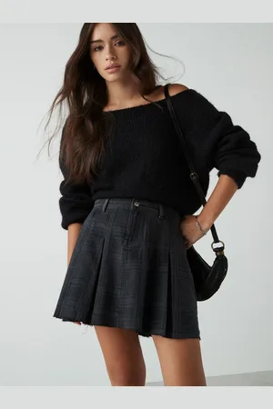 Next Minijupe en denim plissé 100% coton38