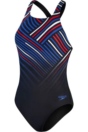 Speedo Maillot de bain femme à imprimé numérique médailléUK 28 R