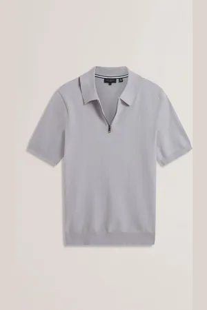 Ted Baker Fourd Manches courtes Polos zippés à chevronsGrand