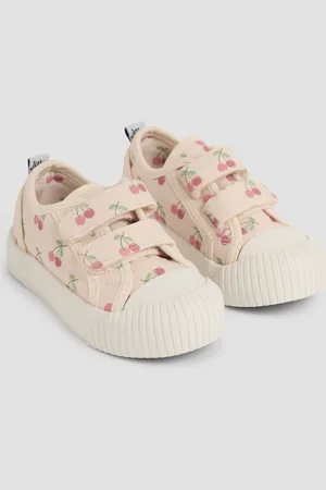 JoJo Maman Bébé Double Strap Canvas Pumpsr. u.9eu265