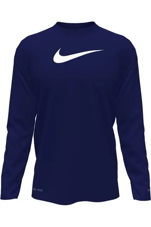 Nike Long Sleeve Solid Hydroguard Rash Vest128134cm
