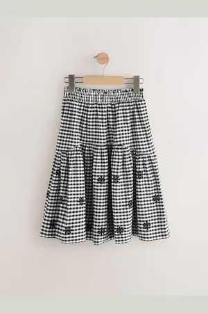 Next 100% Cotton Gingham Boho Skirt (3-16yrs)6 ans (116cm)
