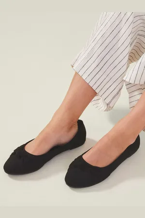 Accessorize Suedette Knot Ballerine Chaussures plates