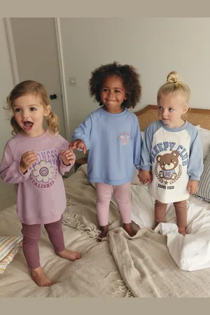 Next 100% Coton Leggings Pyjamas 3 Lot (9mois-8ans)4 - 5 ans (104 - 110cm)